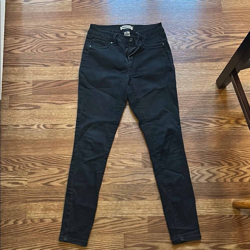 Blue Spice Black Skinny Jeans Classic Fit